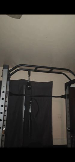 Rack, Pulley Cable, Bench