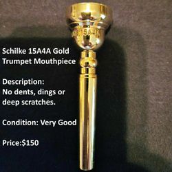 Trumpet & Cornet Mouthpieces Bach, Bob Reeves, Curry, Dennis Wick