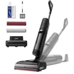 DREAME H15 Pro CarpetFlex Cordless Vacuum Mop, Wet Dry Vacuum Cleaner with Dual Brushes for Hard Floors & Carpet, Tangle-Free Hair-Cutting, 23kPa Suct