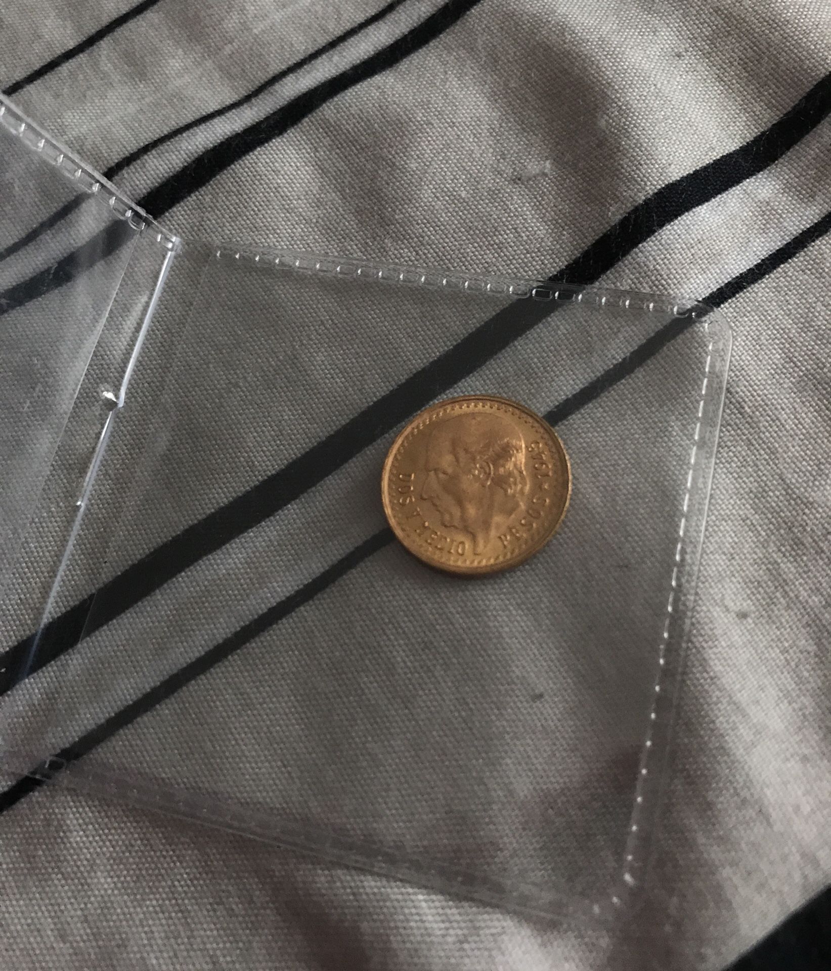 2 1/2 Pesos moneda de oro $150