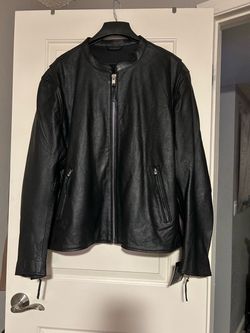 Black Leather Motorcycle Jacket