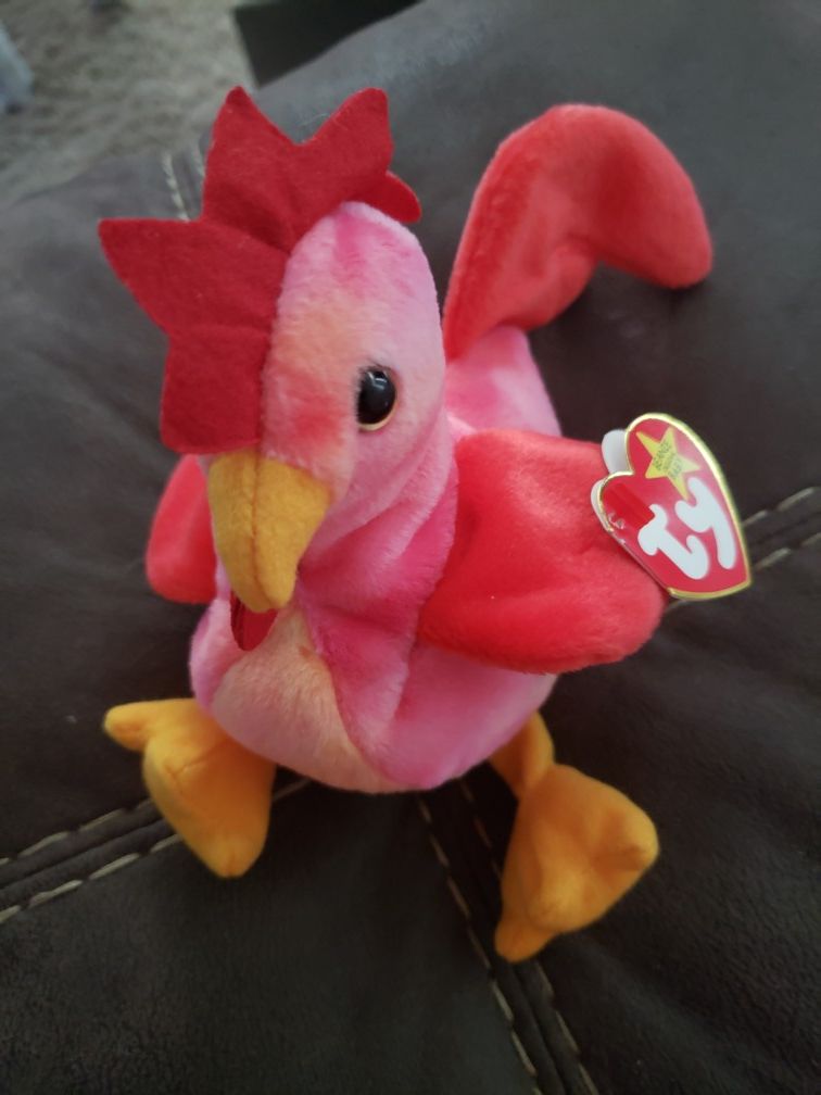 1996 Ty Beanie babies RETIRED Strut Rooster