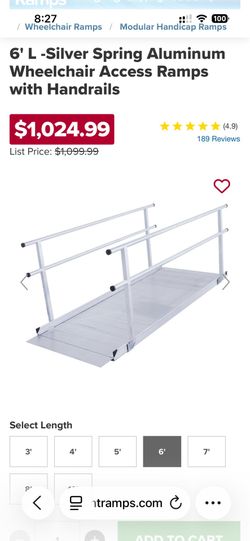 6’ Wheelchair Ramp