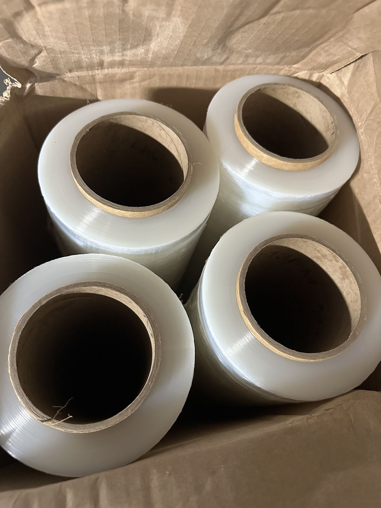 18" x 1500FT Pallet Wrap Stretch Film Shrink Hand Wrap 63 Gauge 1500' (4 Rolls)