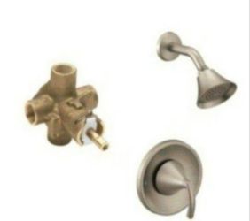 Moen Glyde Single Function Pressure Balanced Valve Included with Single Lever Handle Model:T2742BN
