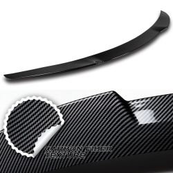 For 2017-2022 Infiniti Q60 Coupe W-Power Carbon Look V-Style Rear Trunk Spoiler -(2-SP-9018-APCF