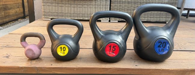 Kettlebells 5, 10, 15, 20
