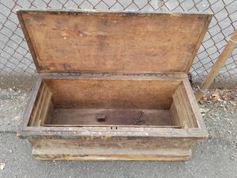 Antique Wooden Tool Chest