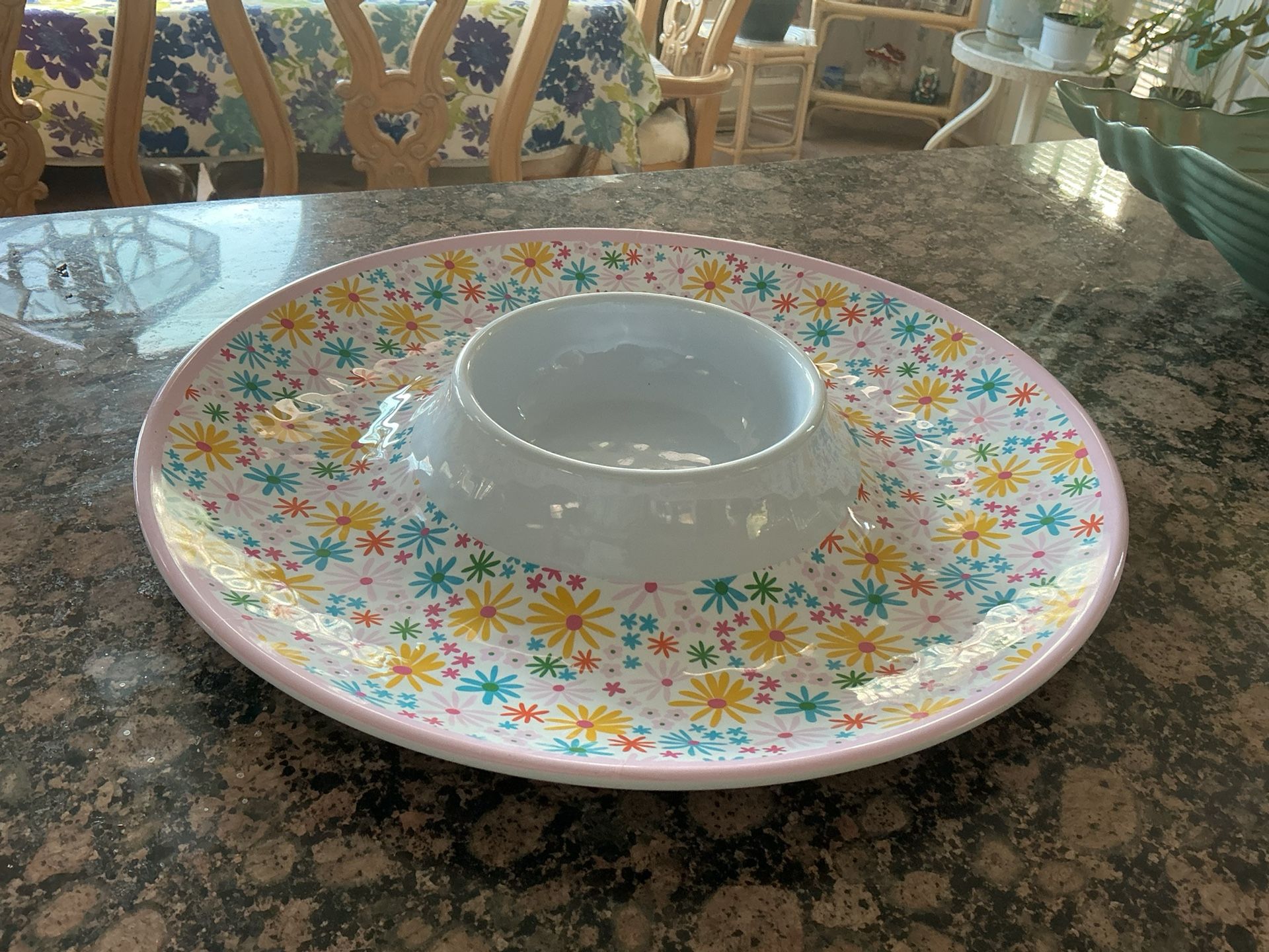 Round Appetixer Dish For Appetizers & Fruits