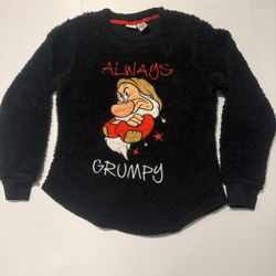 Disney Always Grumpy Sweater  Size S 