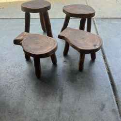 Mesquite Plant Stands Handmade