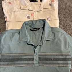 Travis Mathew Bundle 2 Polo Medium Golf Shirts