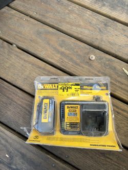 DeWalt 20 V Max Lithium Ion Battery And Charger