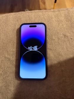 Dark purple I phone 14 pro