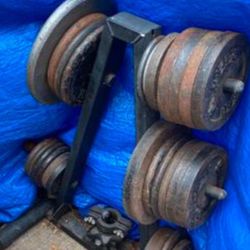 weights and stand  
