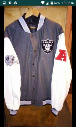 Raiders letterman jacket