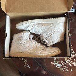 White Air Jordan 1s