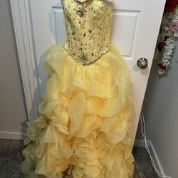Yellow Quinceañera Dress 