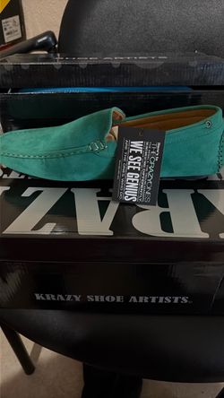 Krazy Shoe Artist Men Size 10  Green