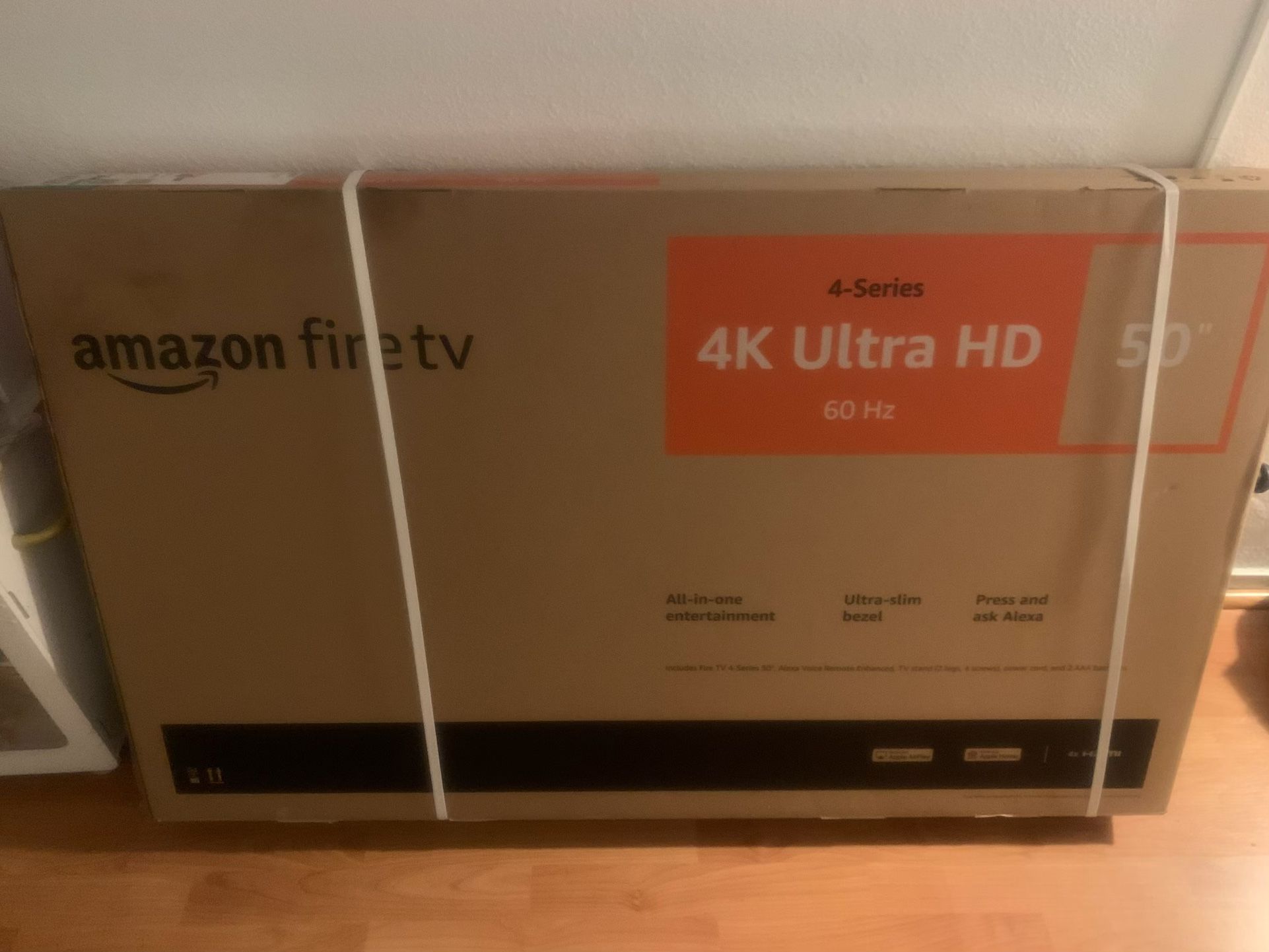 BRAND NEW 50” TV 4k FIRE TV 