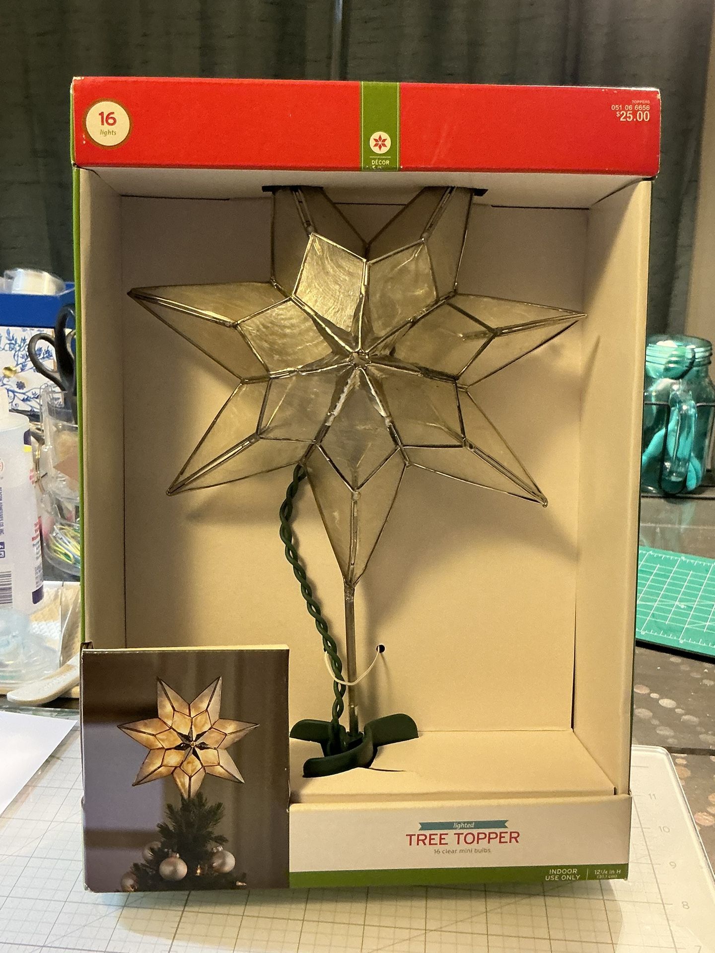 Christmas Star Tree Topper
