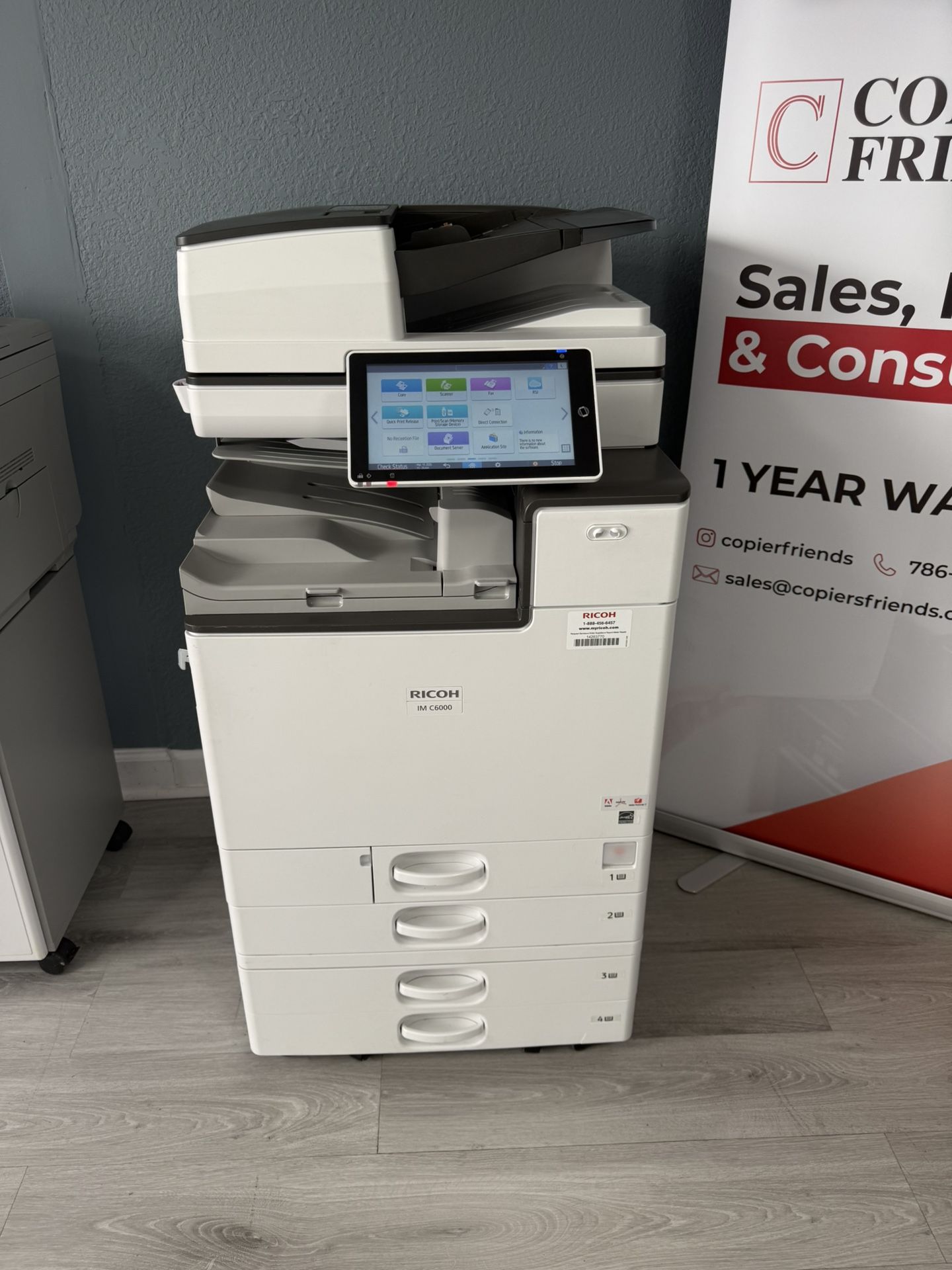Printer Ricoh Im C6000 Color Copier Machine Laser