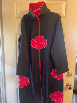 Balck and red cosplay robe