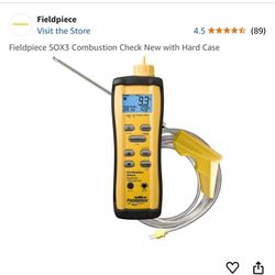 Fieldpiece SOX3 Combustion Check 