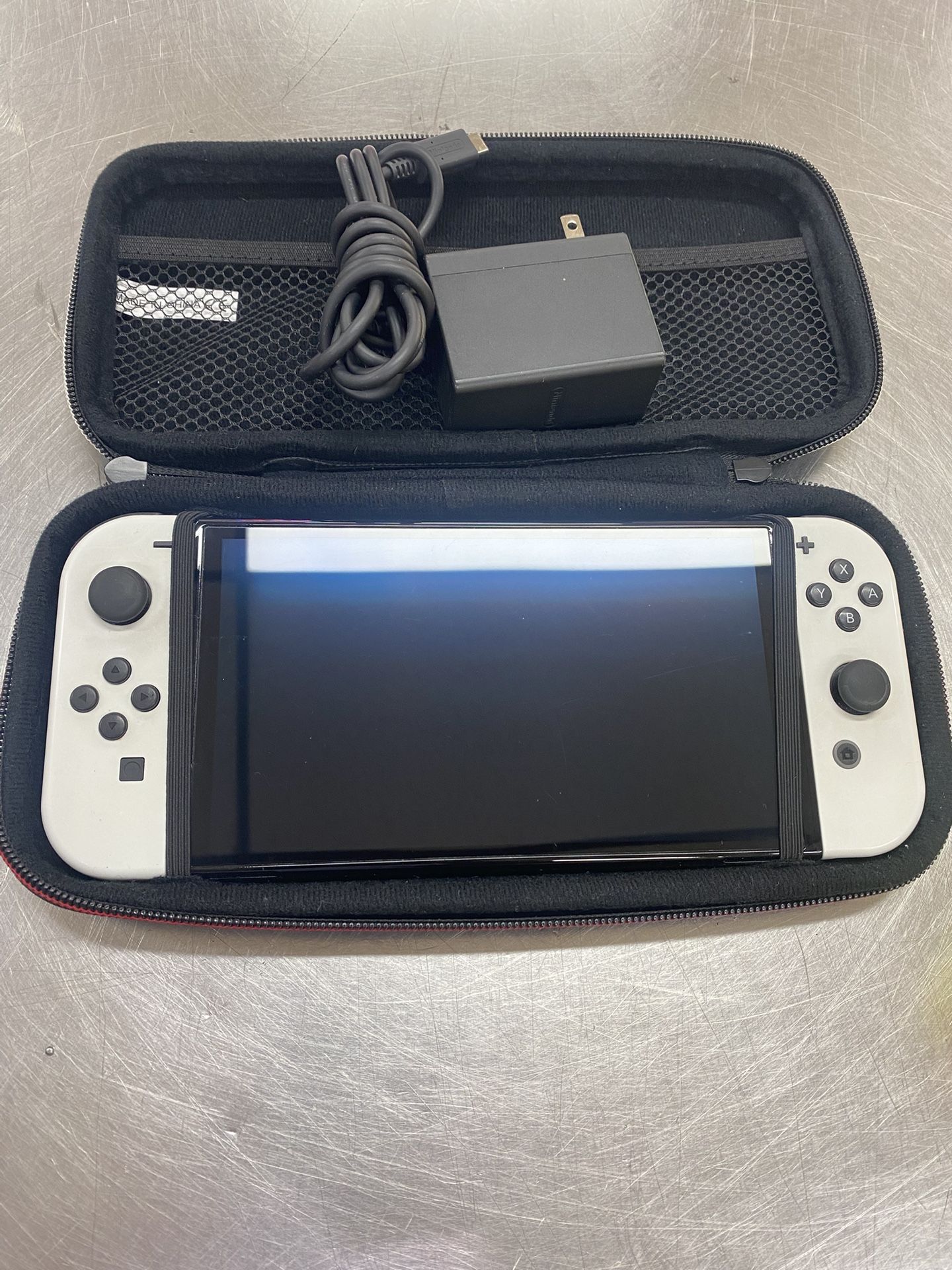 Nintendo Switch Oled With Case And Charger