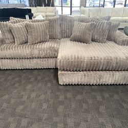 Extra Deep Oversized Sectional couch 