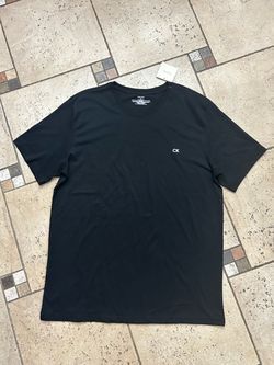 NWT Calvin Klein Men's Black CK Logo Crew Neck T-Shirt size L