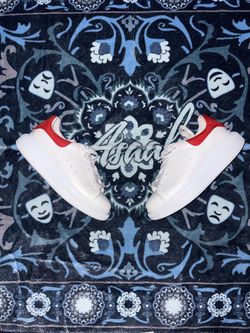 ALEXANDER MQUEEN WHITE/RED LUST SNEAKERS