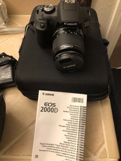 Canon EOS 2000D (Rebel T7)  Digital Camera