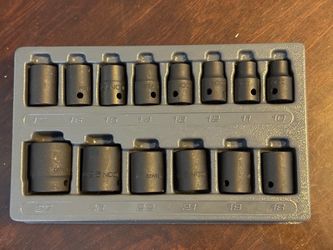 ICON 1/2” Drive Metric Impact Socket Set – 14PC