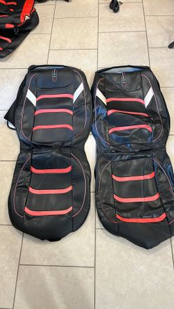 Red And Black Universal Car Seat Covers
