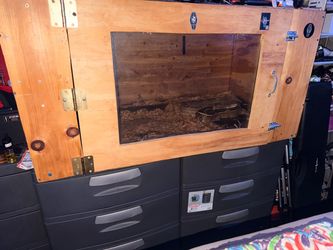 Large Custom Wooden Reptile Enclosure