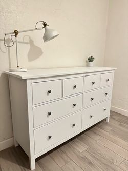 White Hemnes ikea dresser