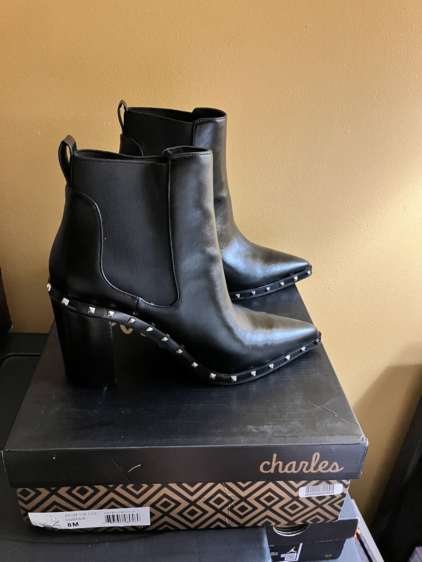Black Studded Boots