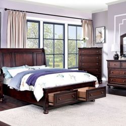 4-PCS Queen Size Bedroom Set In Offer 🔥🔥🔥