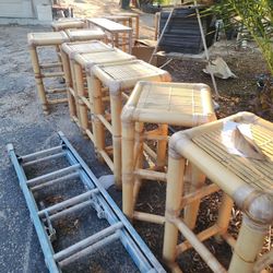 Bamboo Stools 12