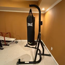 Everlast Punching Bag and Stand 
