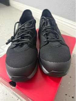 Reebok steel toes black shoes