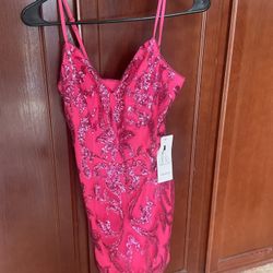 Brand New Pink Sequin Dress 