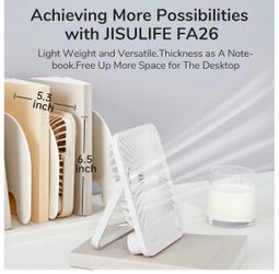 Portable Rechargeable Mini Desk & Travel Fan