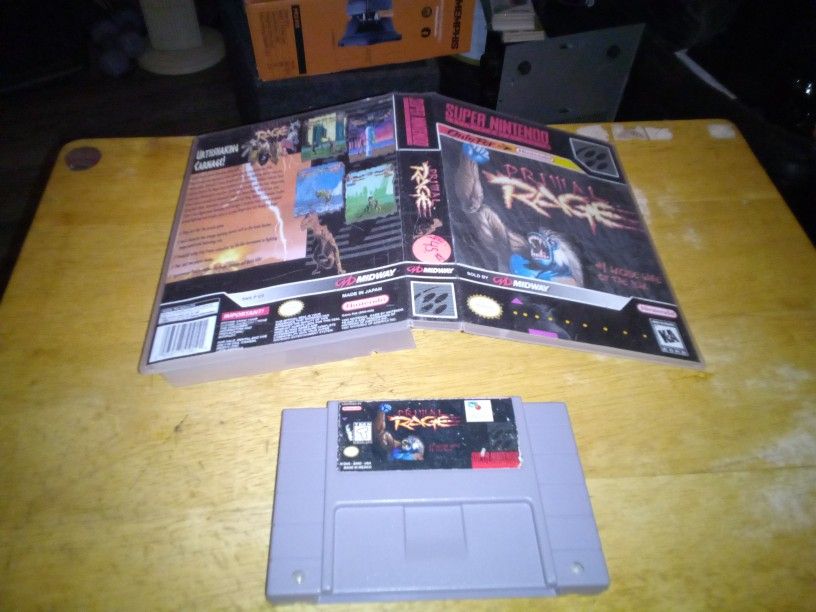 Super Nintendo Game Primal Rage