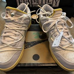 Off White Nike Dunk Lot 1 Size 12 