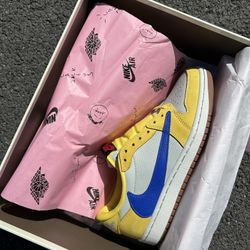 Jordan 1 Low OG SP Travis Scott Canary 