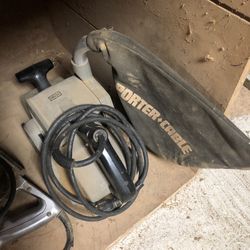 Belt Sander And Tools