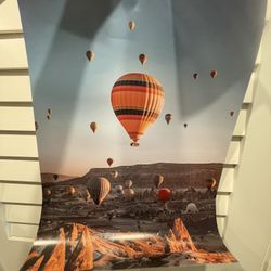 Hot Air Balloon Art Print - 16”x24”