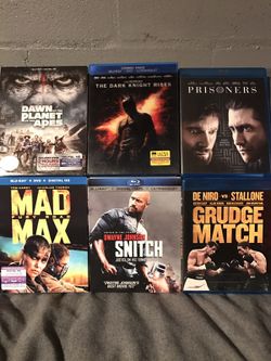 $5 BlueRay Movies